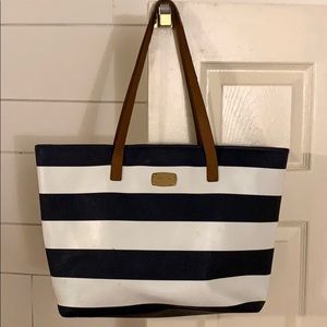 MK striped bag